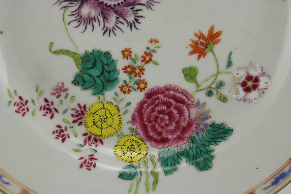 Πιάτο (2) - Πορσελάνη - Qianlong - Ανθοστολισμός #2.1