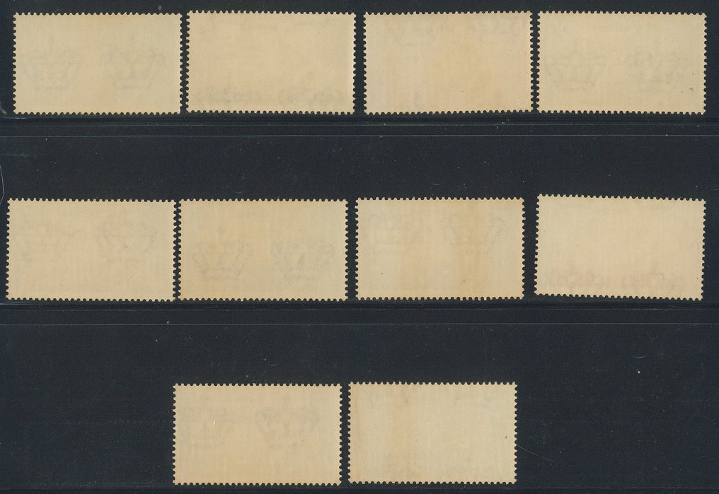 Eritrea italiana  - Roma - Mogadiscio, serie cpl. P.A. n. 7/16. #1.0