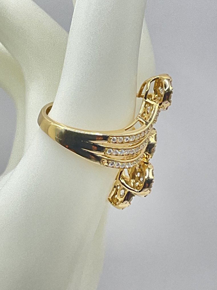 Δαχτυλίδι - 18 καράτια Κίτρινο χρυσό - 2.00ct. tw. Διαμάντι (Φυσικό) #3.2