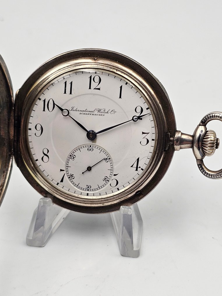 IWC - Silver Niello Savonette Pocket watch cal. 53 - 573841 - 1900-1949 #3.2