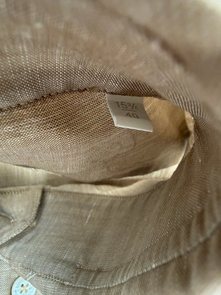 Xacus-size 40-Merinos- Wool & Linen-€269 - Πουκάμισο - New with tags #4.3