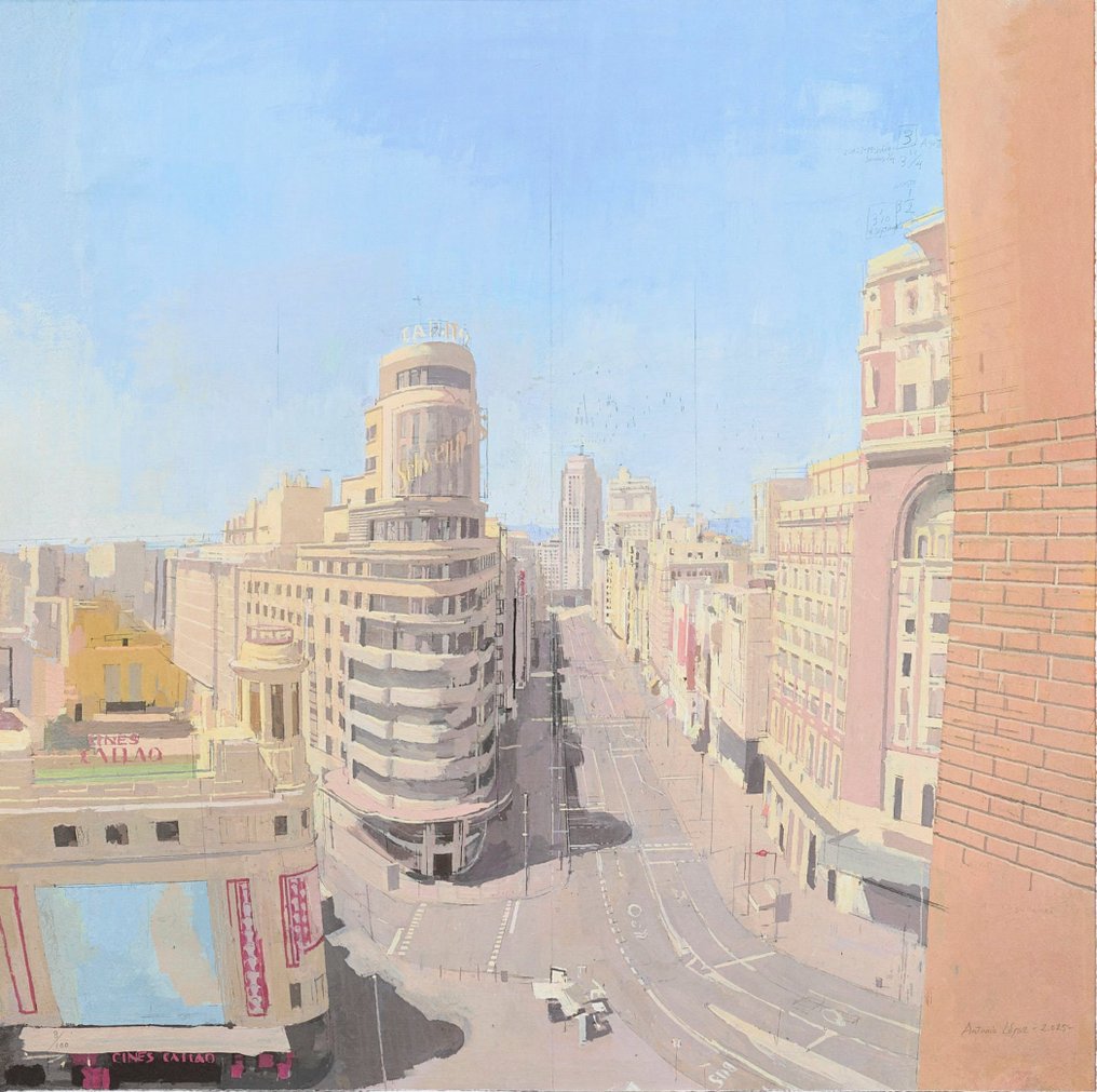 Antonio López (1936) - Gran Vía, August 1, 16:00 #1.0