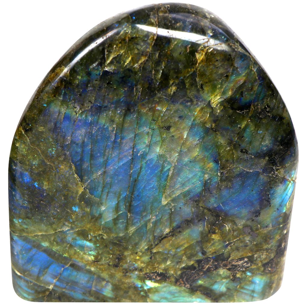 Qualità superiore - Flash arcobaleno vivido - Labradorite Forma libera- 1.7 kg #1.0