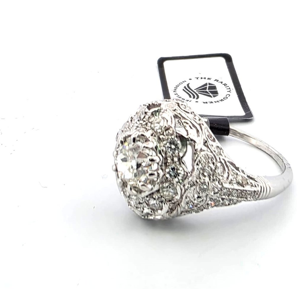 戒指 白金 - 1.20ct. tw. 钻石 (天然) - 钻石 #2.1