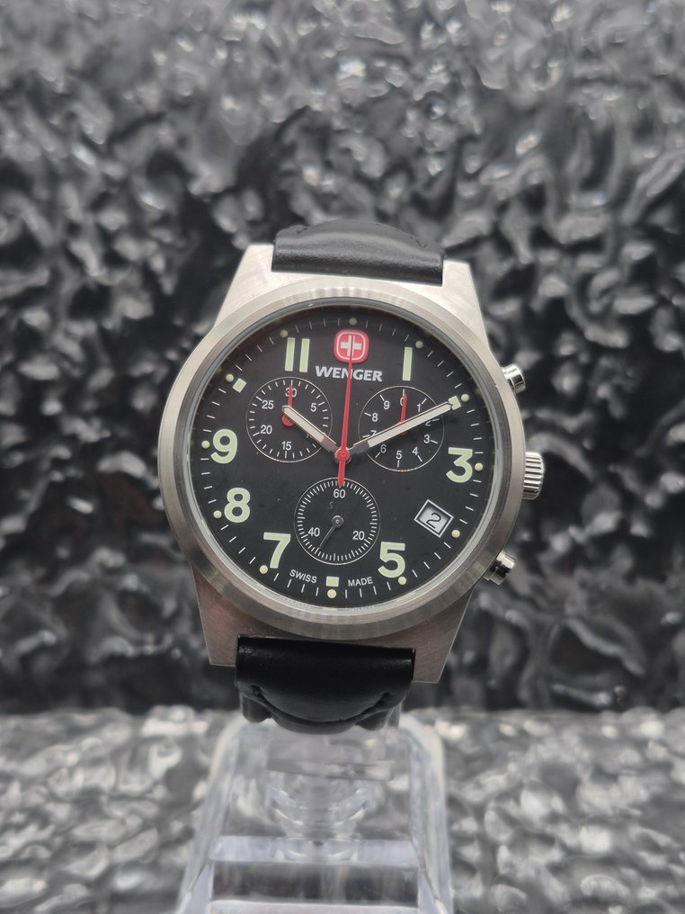 Wenger - Military Chronograph - No Reserve Price - 72955W.XL - 7295X Full Set - Men - 2010-2020 #2.1