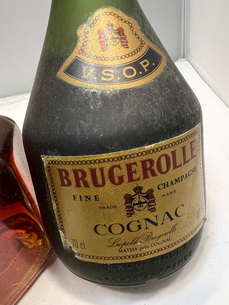 Brugerolle, Renault - VSOP & Luxe + Eclat - b. 1980s - 70cl - 3 bottles #3.2