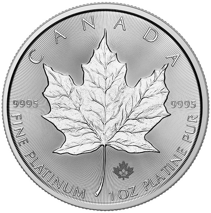 1 Troy Ounce - Argento .999 - maple Leaf 2025 - 31,1 gram - fine Platinum #2.1