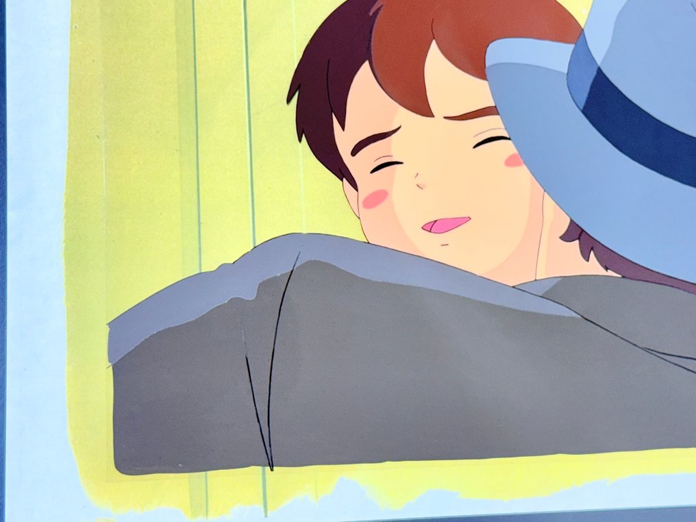 Nippon Animation - Cel de animación original, con fondo de copia. - 3000 Leagues in Search of Mother - 1976 #3.2