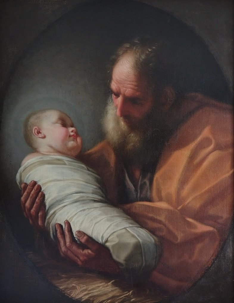 Benedetto Luti (1666–1724) - San Giuseppe col Bambino #1.0