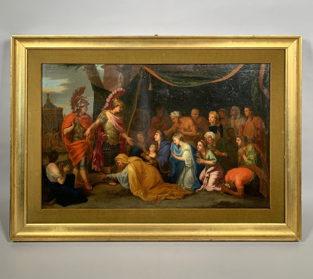 LeMaire Poussin (1612-1688), Attribué à - Les Reines de Perse aux pieds d'Alexandre #1.0