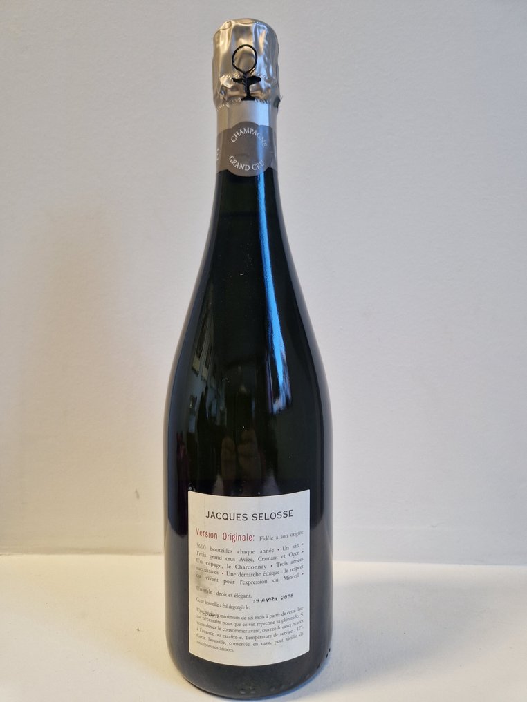 Jacques Selosse, Version Originale V.O. - Σαμπάνια Grand Cru, Extra Brut, Blanc de Blancs - 1 Φιάλη (0,75L) #2.1
