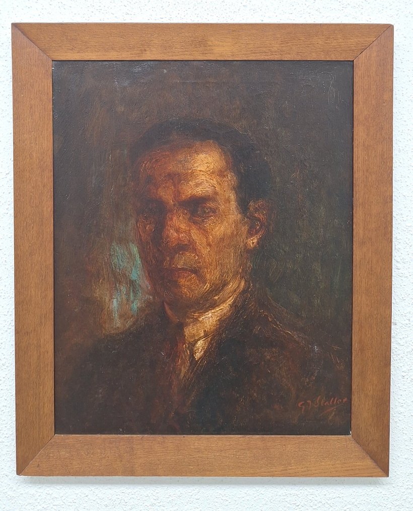 Gerard Johan Staller (1880-1956) **NO RESERVE** - Zelfportret #1.0