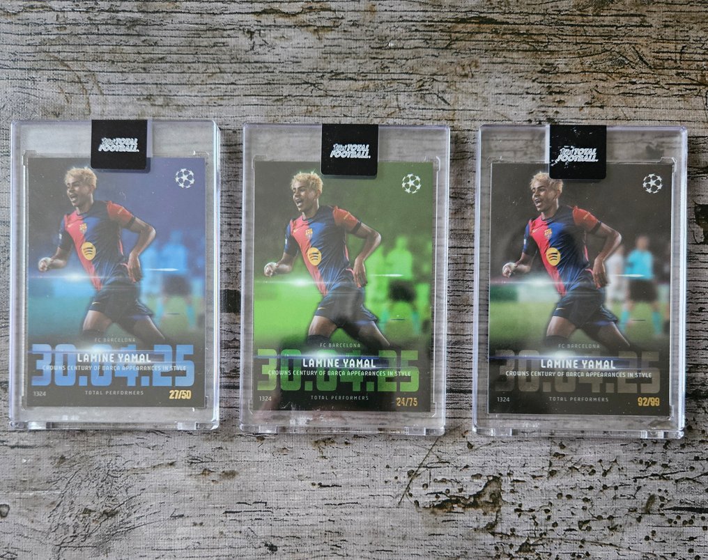 Topps Lamine Yamal 序號卡, 限量版 - 3 Card - 全新 (M) #1.0