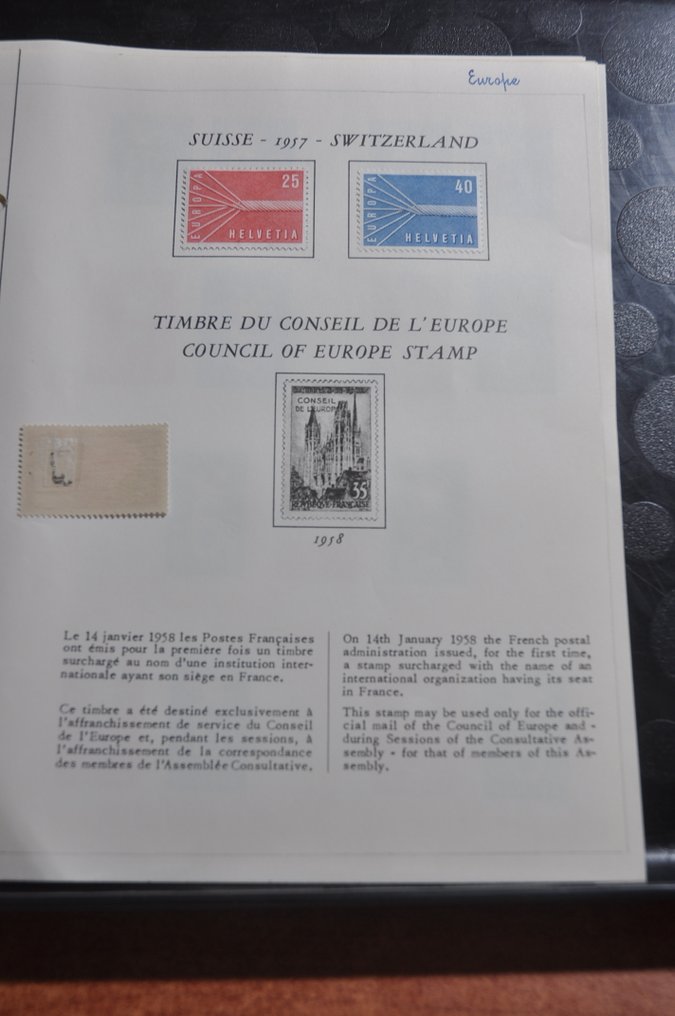 欧洲 - 欧洲邮盟  - 收藏中包含许多未邮寄的，堆叠在库存书中的物品（174张照片） #4.3