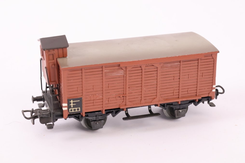 Märklin H0 - 316 - Modellvonat teherfuvarozás (1) - Zárt áruszállító kocsi fékezőházzal #4.3