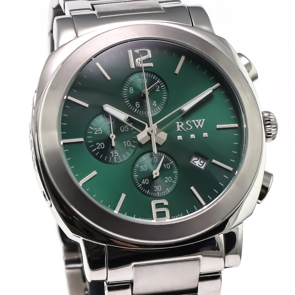 RSW - Swiss Chronograph Watch - RSWC119-SS-12 - Ingen mindstepris - Mænd - 2010-2020 #1.0