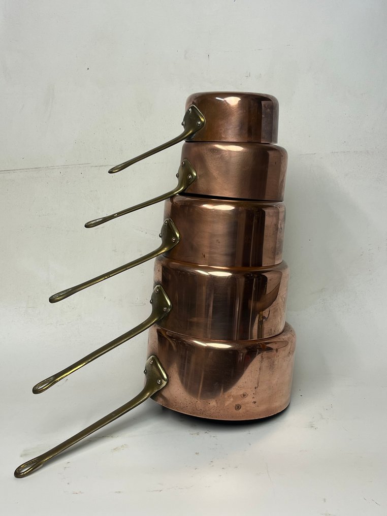 平底鍋 (5) - 銅, 鋁 - 铜制钢锅套装 #1.0