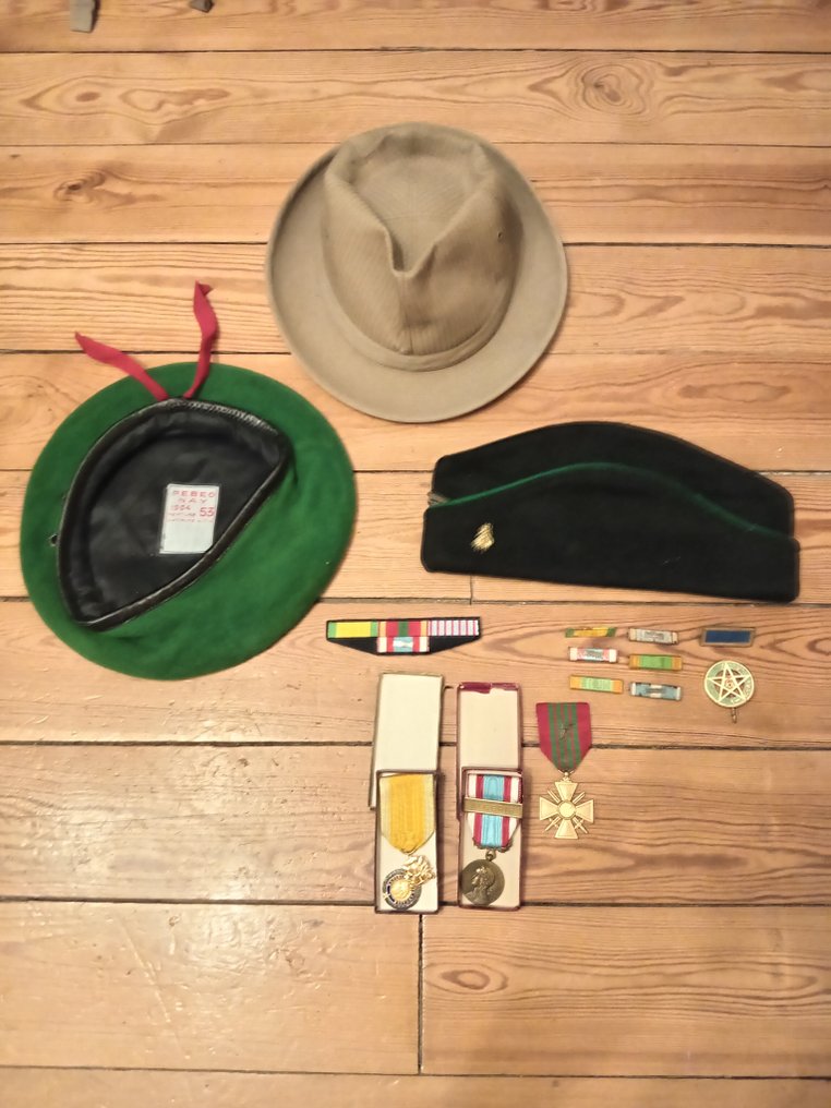 Γαλλία - Army/Infantry - Στρατιωτικό μετάλλιο - Χτενίσματα και μετάλλια - 1950 #1.0