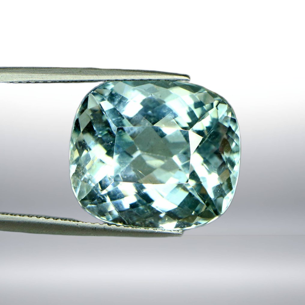 1 pcs  Μπλε Ακουαμαρίνης  - 17.01 ct - Διεθνής Ένωση Έγχρωμων Πολύτιμων Λίθων (ICA GemLab) - Οcean-Blue-Beauty #2.1