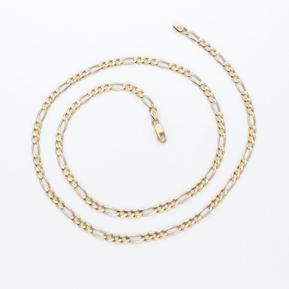 项链 - 18K包金 黄金, 白金 #1.0