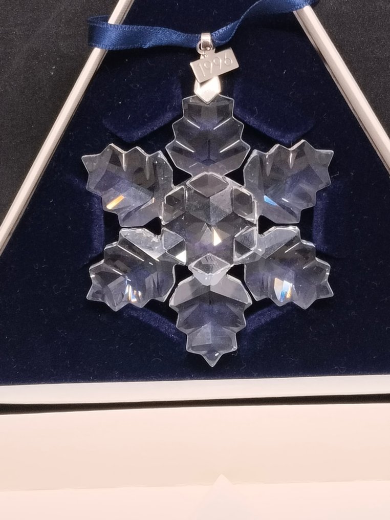 Swarovski - Statuetta - Swarovski Crystal: 199734 Christmas Snowflake Ornament - 1996 - Cristallo #1.0