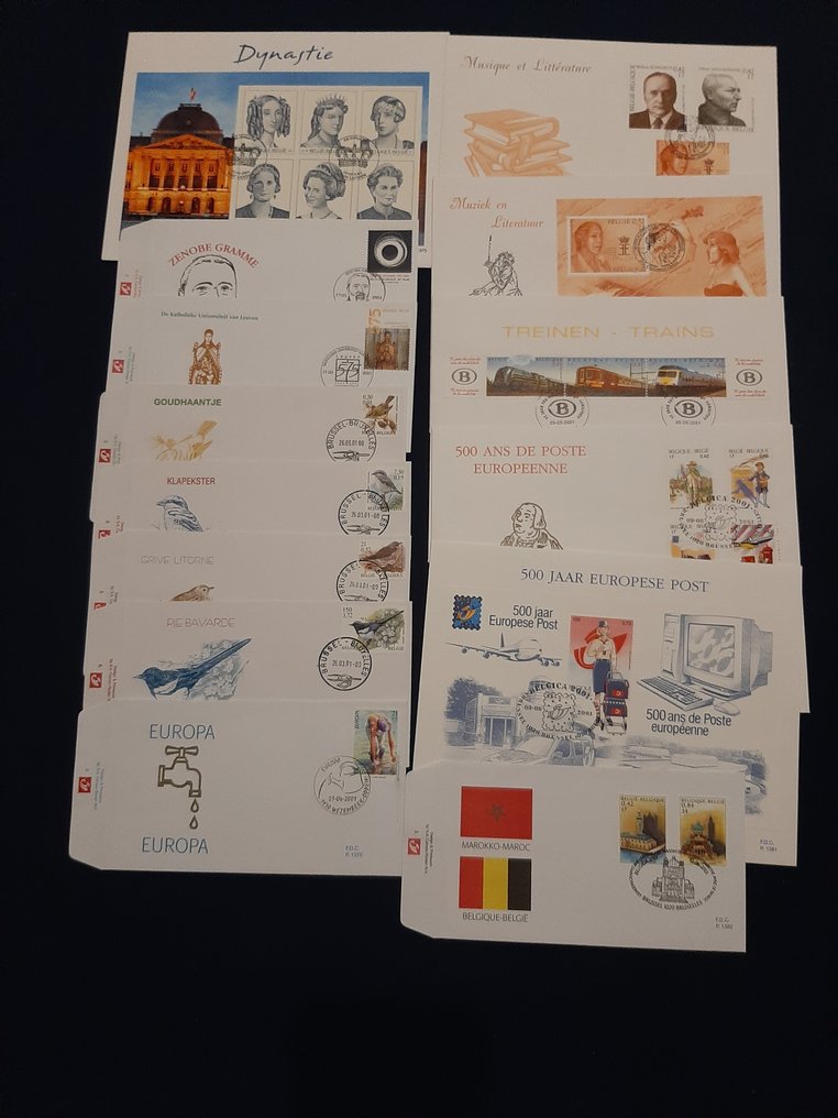 Belgium 2000/2003 - Party first day envelopes for the period 2000-2003 (obp/cob: €850) #4.3