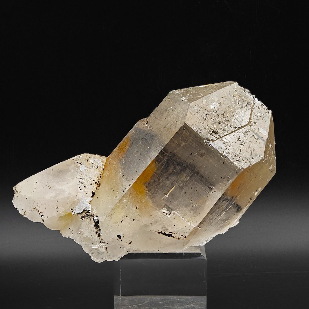 Swiss yellow quartz with limonite, Alpino Crystals - Height: 128 mm - Width: 79 mm- 494 g #3.2
