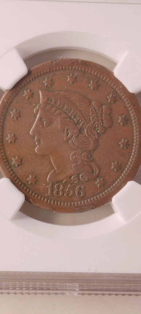 Verenigde Staten. 1 Cent 1856 'Liberty Head' (Zonder minimumprijs) #1.0