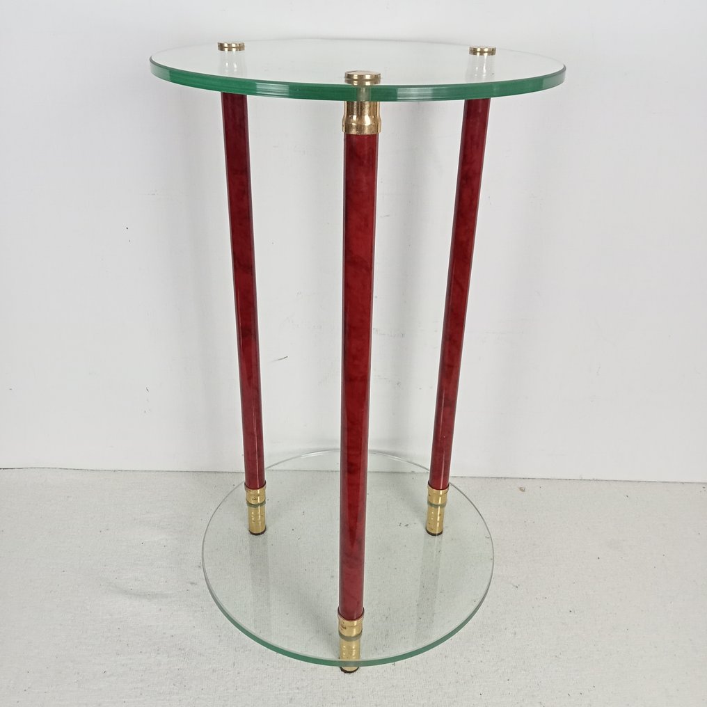 边桌 - 厚实坚硬的磨光玻璃 - Piëdestal / 边几 #1.0