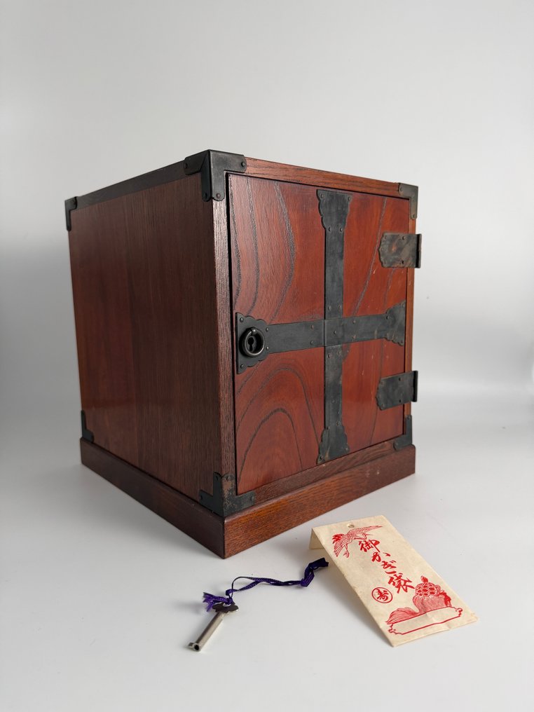 Συρταριέρα - Ξύλο, Σίδερο, Tansu μικρό συρταριέρα - Ιαπωνία (χωρίς τιμή ασφαλείας) #1.0