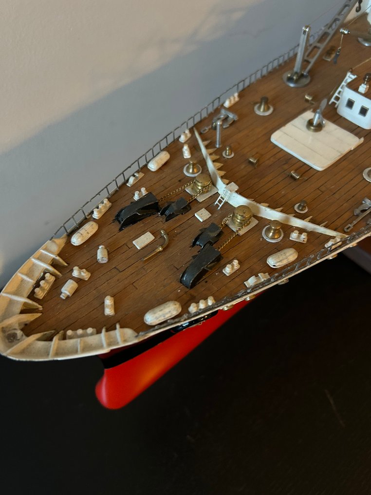 MS Flandre 1:144 - Model statku - Uniek model: 124 cm lang! - model godny muzealny #4.3