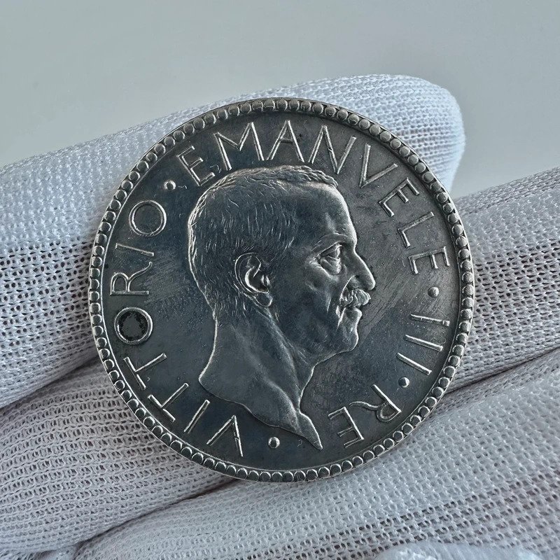 Włochy, Królestwo Vittorio Emanuele III. 20 Lire 1927 "Littore" #1.0