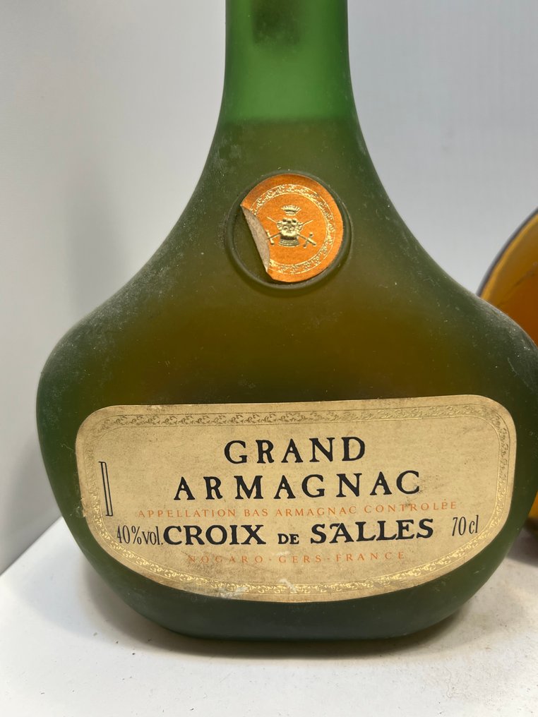 Croix de Salles + Dussaut, Sempé - 3 Star Grand Armagnac  - b. 1970s, 1980s - 70cl, 75cl - 3 bottles #1.0