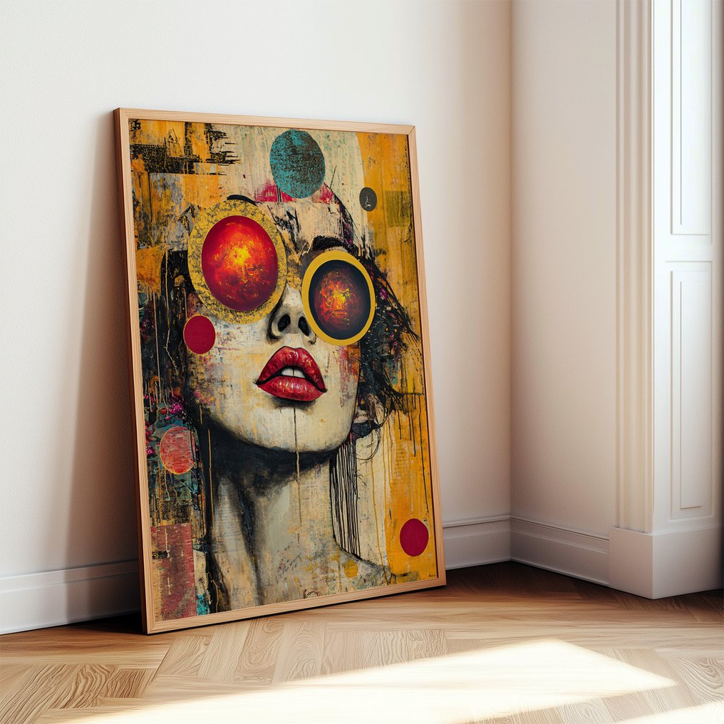 Felix van Horst - Crimson Circles (XXL) #2.1