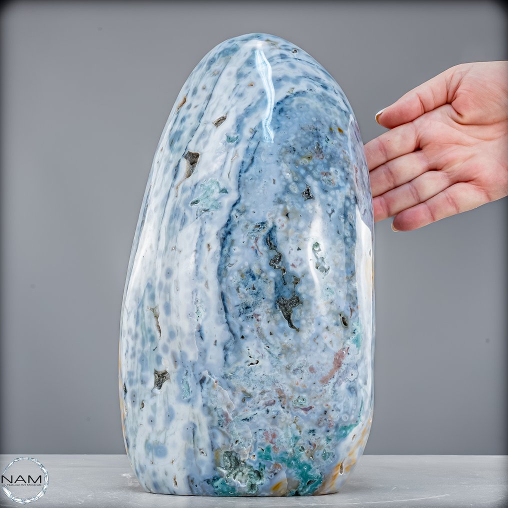 稀有色彩天然非常艺术的碧玉 - 玛瑙 Freeform- 7147.22 g #1.0