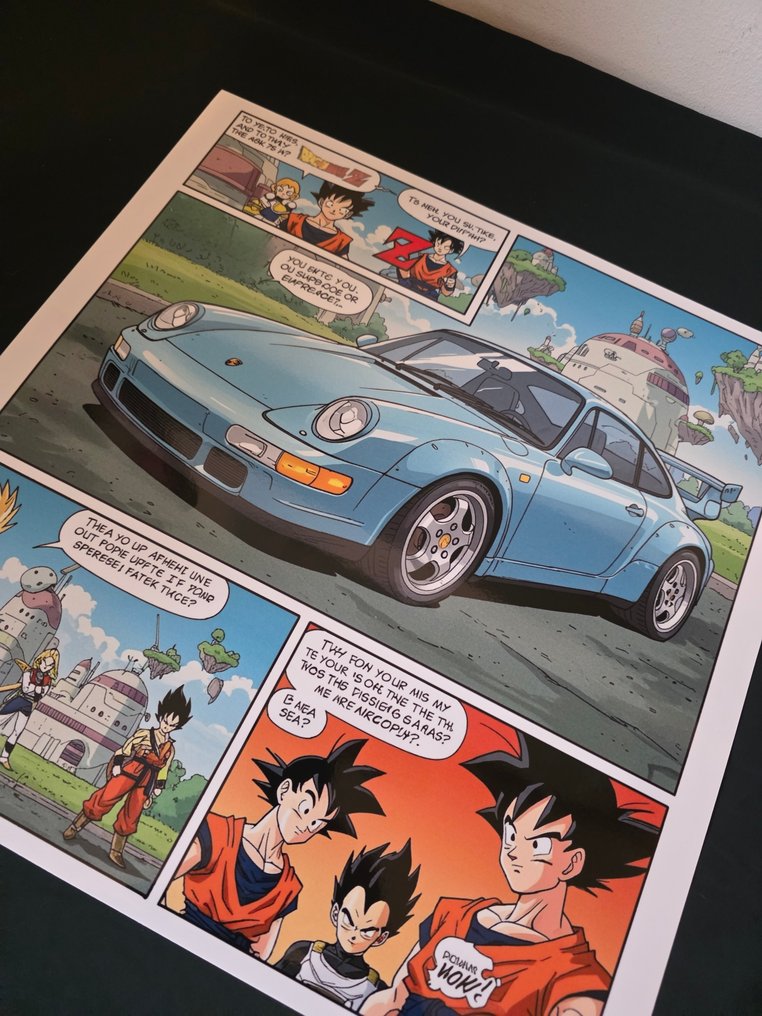 Manuel Weindorf - Porsche 911 Dragonball Z limitiert Print Pop Art #4.3