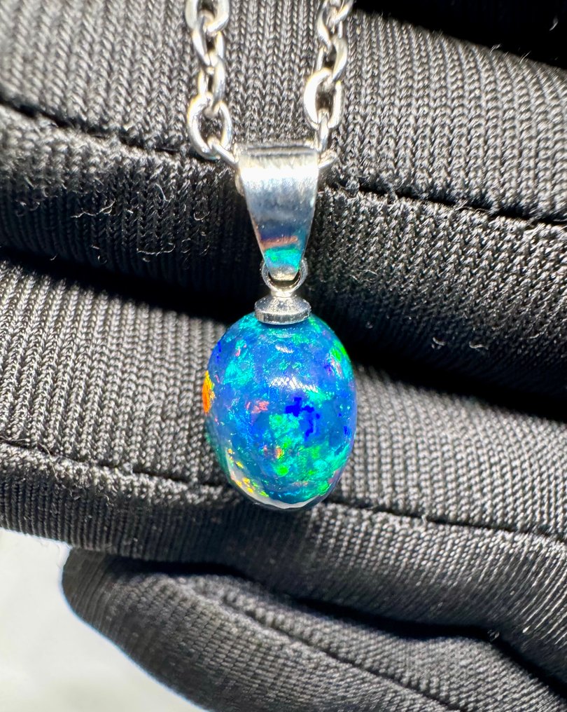 Opale Pendente - Altezza: 20 mm - Larghezza: 8.5 mm- 0.84 g - (1) #2.1