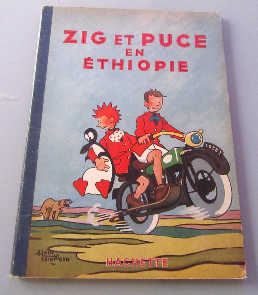 Zig et Puce - 2x C - 2 Album - 第一版 - 1949/1952 #4.3