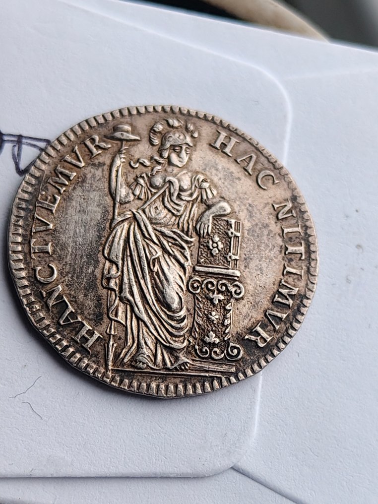 Países Baixos, Holland 10 Stuivers 1749, ex jewellery (Sem preço de reserva) #1.0