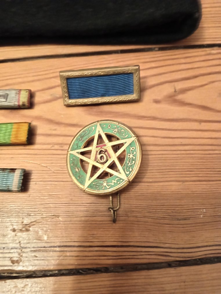 Γαλλία - Army/Infantry - Στρατιωτικό μετάλλιο - Χτενίσματα και μετάλλια - 1950 #1.0