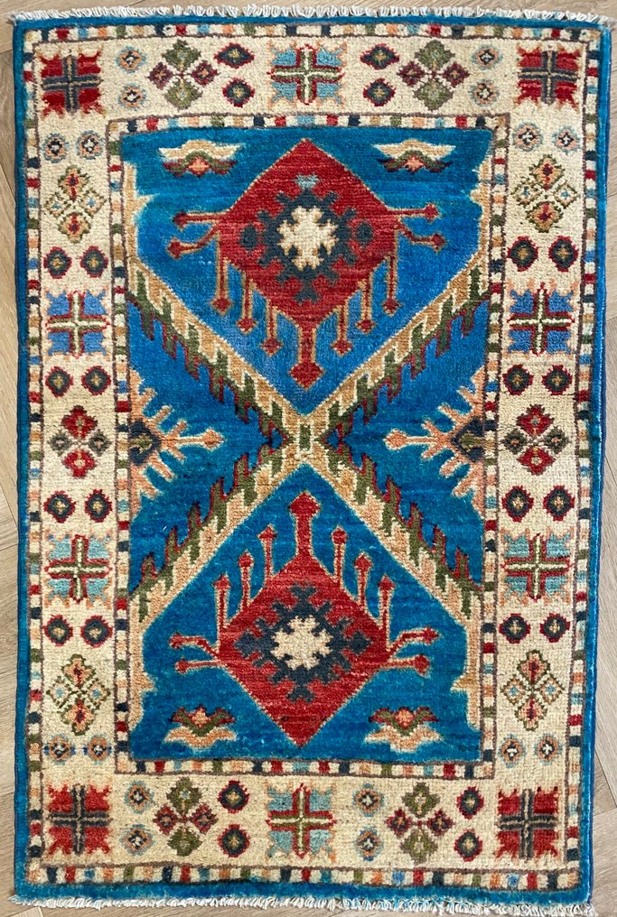 高加索（未使用的） - 小地毯 - 90 cm - 59 cm #1.0