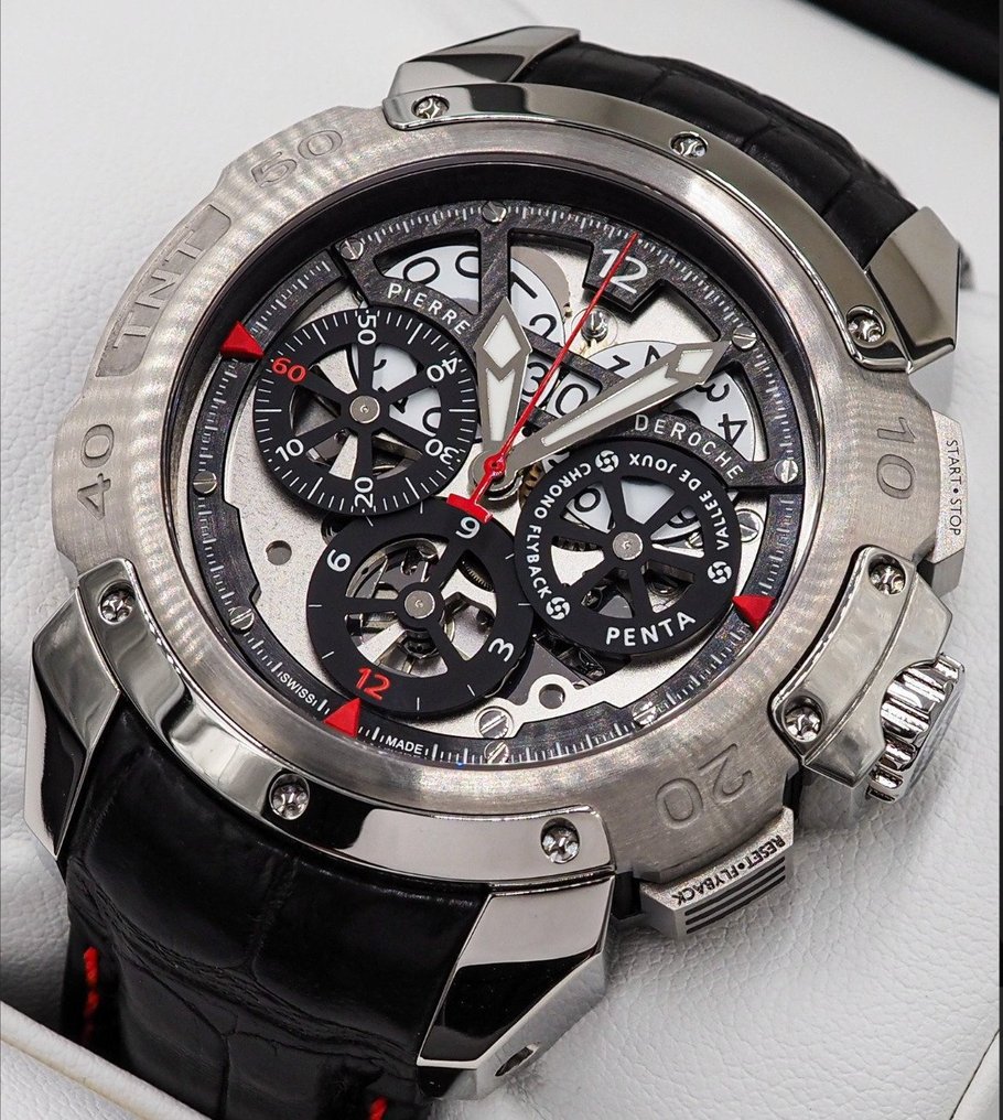 Pierre DeRoche - TNT Chrono Penta - Ingen mindstepris - BRAND NEW * L.E. of 201 * Flyback Chrongraph * Automatic * - Mænd - 2025 #1.0