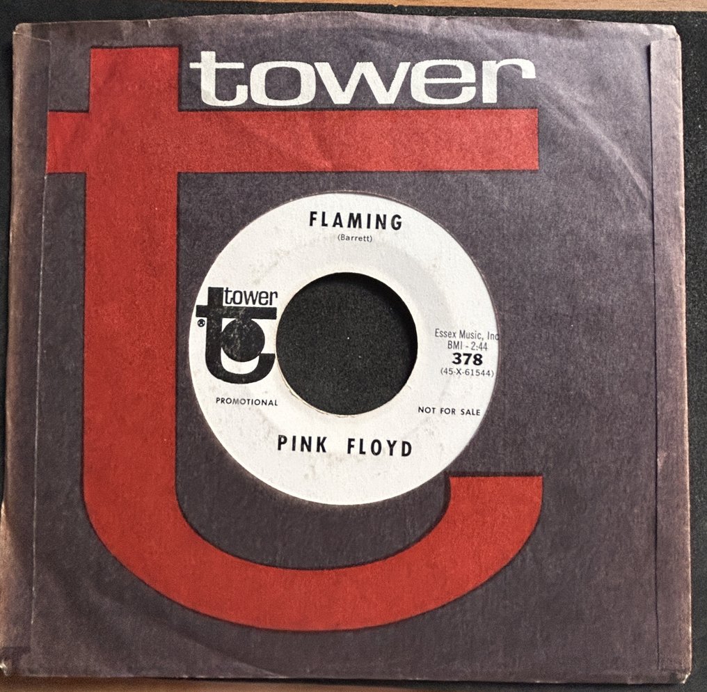 Pink Floyd - Flaming / The Gnome Extremely Rare US Promo Single 1967 Tower 378 - Multiple titles - 45 RPM 7" Single - Promo pressing - 1967 #1.0