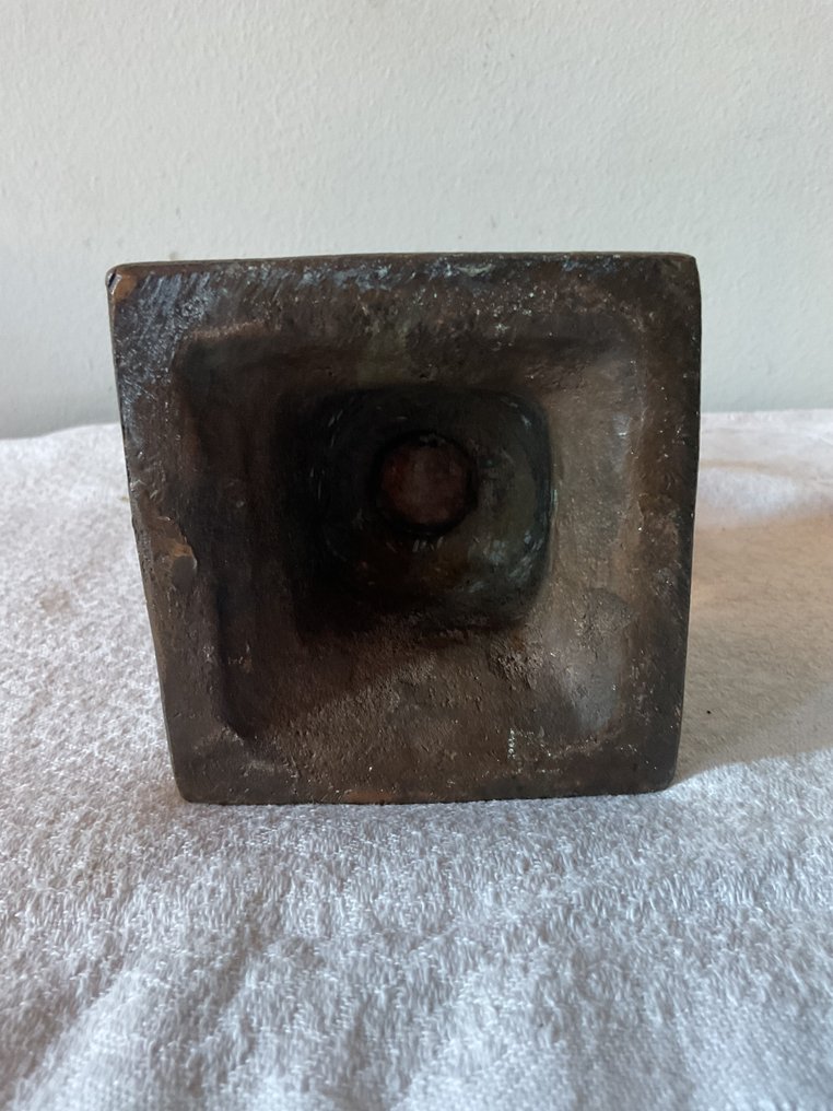 Vishnu 大型雕塑 - 24 厘米 - 黄铜色 - 印度 - 19世纪 #4.3