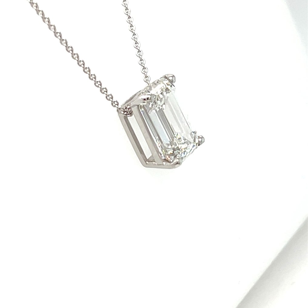 Zonder minimumprijs - Halsketting - 14 karaat Witgoud -  2.03ct. tw. Diamant (Lab-grown) #4.3