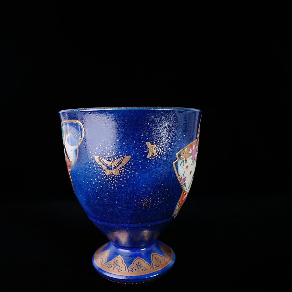 Kutani-yaki 九谷焼 - 杯子 (5) - 瓷 - 日本大型清酒杯 #4.3