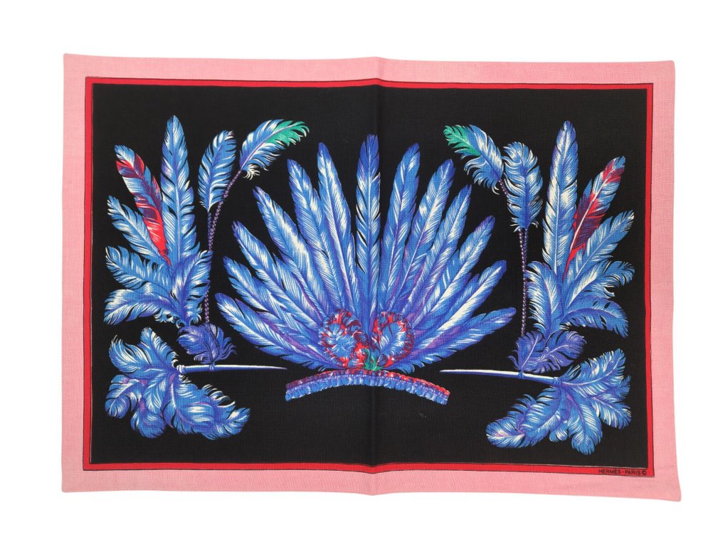 Hermès - Set mit 2 Platzsets - Tischtuch  - 32 cm - 45.5 cm #4.3