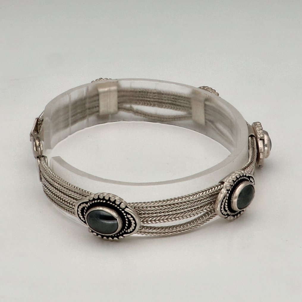 χωρίς τιμή ασφαλείας - Βραχιόλι Ασημί - Αιματοειδές #3.2