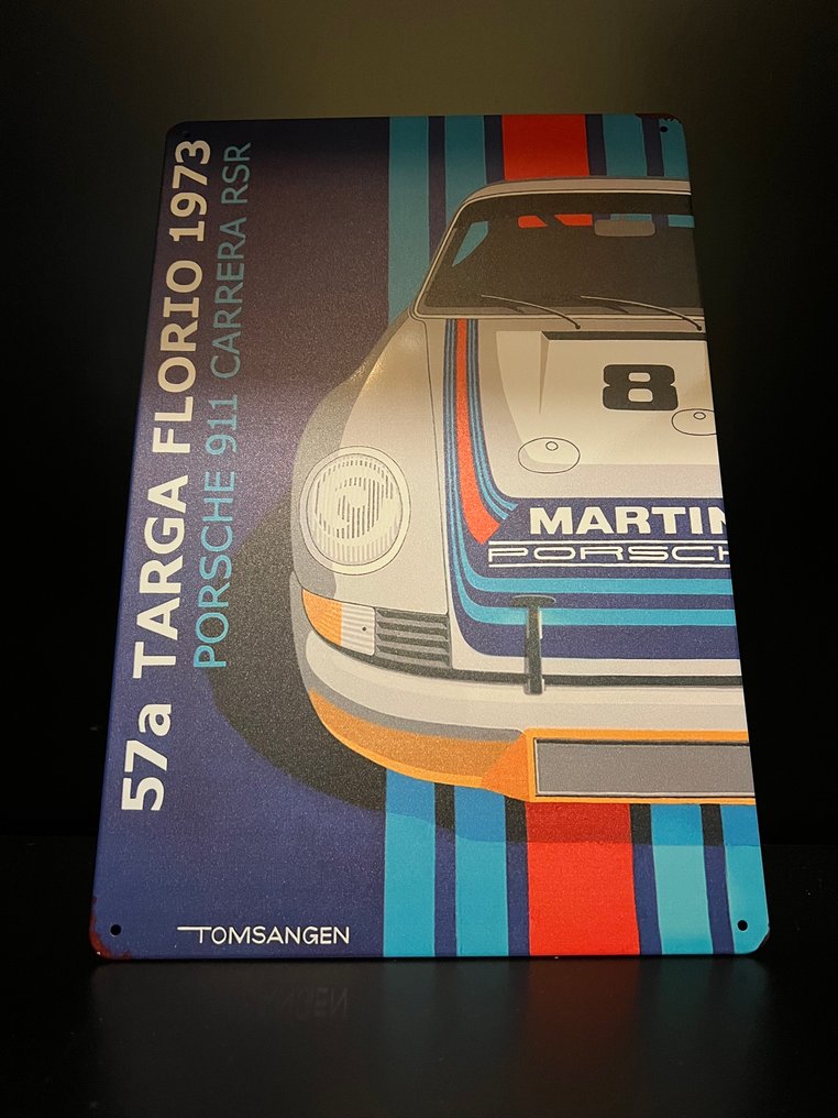 57 Targa Florio - Tomsangen - Πινακίδα - Αλουμίνιο #2.1