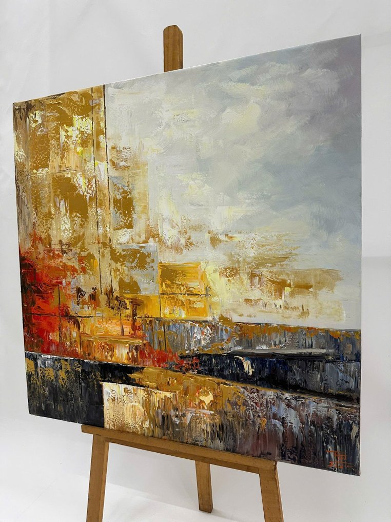 Nguyễn Văn Duy - Vestiges Modernes 80 x 80 cm #4.3